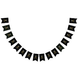 Pirate Skull Treasure Vlaggetjes