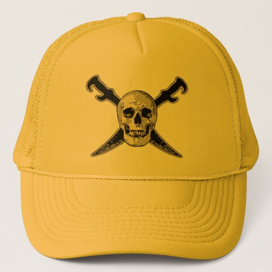 Pirate (Skull) - Trucker Hat Pet (Voorkant)