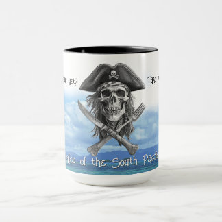 Pirate Skull voor South Pacific Cruise Lido Mok