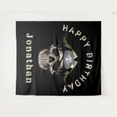 Pirate Skull Wandkleed (Voorkant (horizontaal))