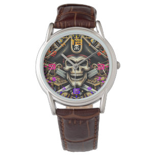 Pirate Skull Watch Horloge