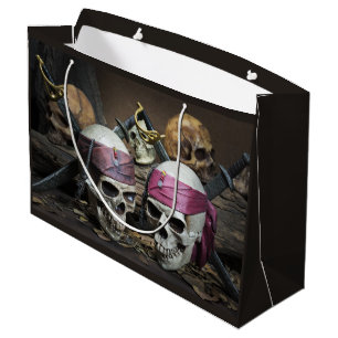 Pirate Skulls grote cadezak Large Cadeauzakje