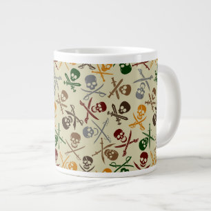 Pirate Skulls met gekruiste zwaarden Jumbo Mok