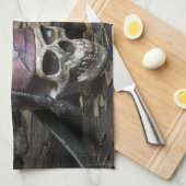 Pirate Skulls serviette de cuisine (Quart Plié)