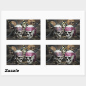 Pirate Skuls autocollants (Feuille)