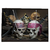 Pirate Skuls grand sac cadeau (Dos)