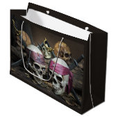 Pirate Skuls grand sac cadeau (Devant Angle)