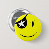 Pirate Smile Face Ronde Button 5,7 Cm (Voorkant /achterkant)