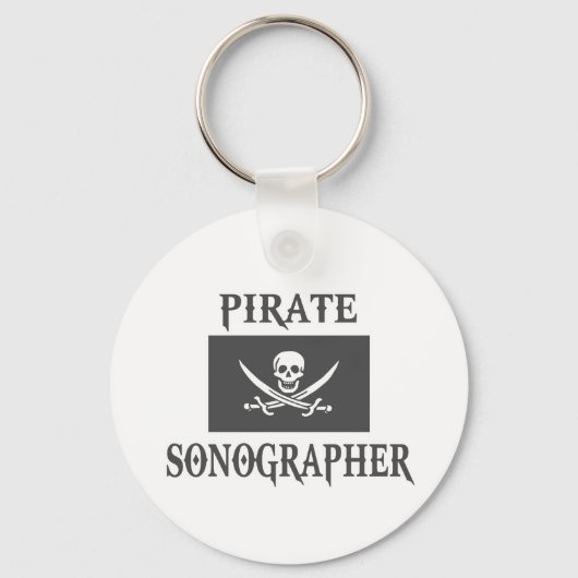 Pirate Sonographer Sleutelhanger (Voorkant)