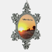 Pirate Soul Tin Sneeuwvlok Ornament (Links)