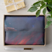 Pirate SpaceShip landt op een andere planeet Tissuepapier (Geschenk)