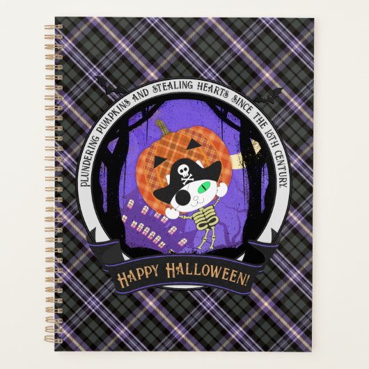 Pirate squelette chat et plaid (Devant)