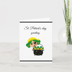 pirate st patrick ' dag kaart