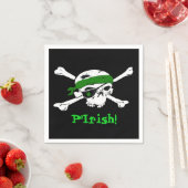 Pirate St Patrick's Day Party Aangepaste papieren  Servet (Insitu)