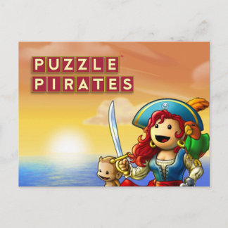 Pirate Sunset briefkaart