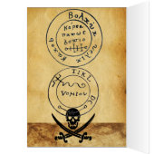 PIRATE SUR LE PONT DU NAVIRE / PIRATES CARTES DU T (Intérieur (Gauche))