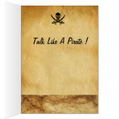 PIRATE SUR LE PONT DU NAVIRE / PIRATES CARTES DU T (Intérieur (Droit))
