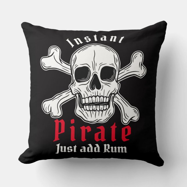 Pirate swashbuckling kussen (Voorkant)