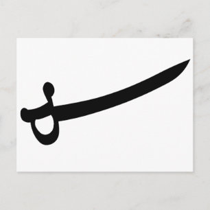 Pirate Sword Briefkaart