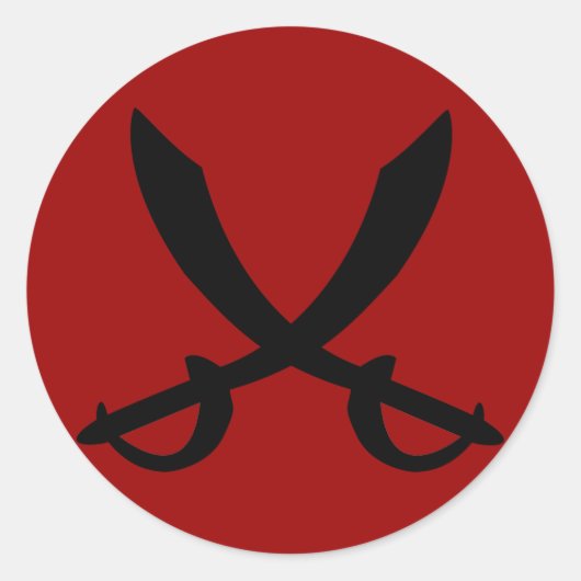 Pirate Sword Sticker (Voorkant)