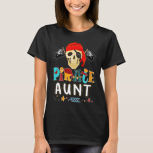 Pirate Tante Pirate Thema Halloween Kostuum T-shirt