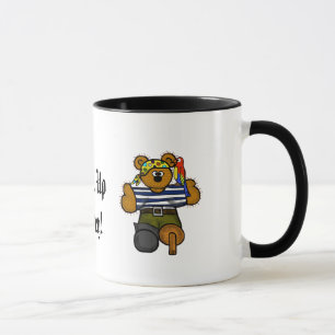 Pirate Teddy Bear et Treasure Map Mug