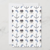 Pirate Thaing Birthday Party Invitation Kaart (Achterkant)