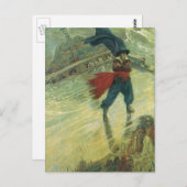  Pirate, The Flying Dutchman van Howard Pyle Briefkaart (Voorkant / Achterkant)