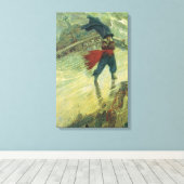  Pirate, The Flying Dutchman van Howard Pyle Canvas Afdruk (Insitu (Houten vloer))