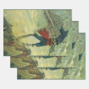 Pirate, The Flying Dutchman van Howard Pyle Inpakpapier Vel
