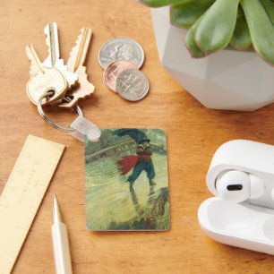  Pirate, The Flying Dutchman van Howard Pyle Sleutelhanger