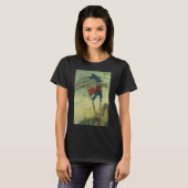  Pirate, The Flying Dutchman van Howard Pyle T-shirt (Voorkant volledig)