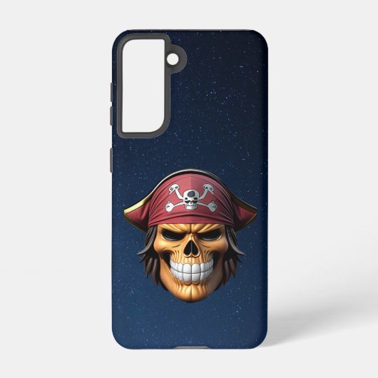 Pirate thema emoji's telefoon cover samsung galaxy hoesje (Achterkant)