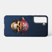 Pirate thema emoji's telefoon cover samsung galaxy hoesje (Achterkant horizontaal)