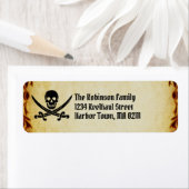 Pirate thema etiket (Insitu)