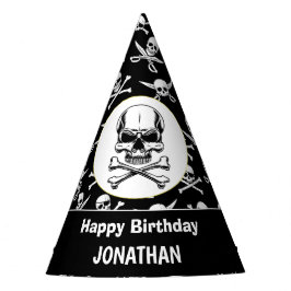 Pirate thema Partij Volwassen Schedel. Scheepssche Feesthoedjes