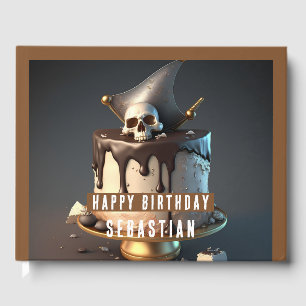 Pirate thema verjaardagen gastenboek
