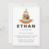 Pirate Thème Anniversaire Fête Invitation (Devant)