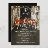 Pirate Thème Anniversaire Fête Invitations (Devant / Derrière)
