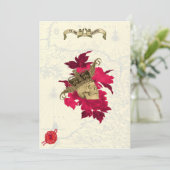 Pirate Thleed Wedding Invites Kaart (Staand voorkant)