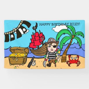 Pirate ThreatBirthday Banner