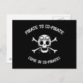 Pirate to Co-Pirate Briefkaart (Voorkant / Achterkant)