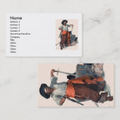 Pirate Treasure Carte de visite (Devant / Derrière)