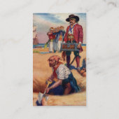 Pirate Treasure Carte de visite (Dos)