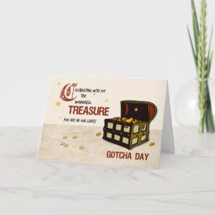 Pirate Treasure Gotcha Day, jongen Kaart