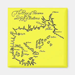 Pirate Treasure Map Magneet