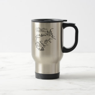 Pirate Treasure Map Travel Mug Reisbeker