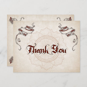 Pirate Treasure Wedding Bedankkaart