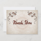 Pirate Treasure Wedding Bedankkaart (Voorkant)