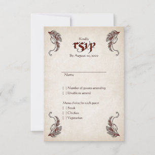 Pirate Treasure Wedding RSVP Kaartje